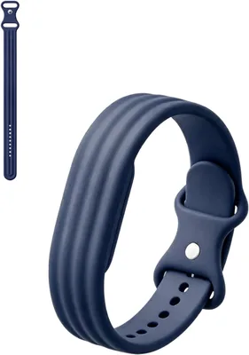 Fitbit Air Silicone Band - Replacement Sport Strap with Buckle, Waterproof & Sweat-Resistant
