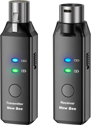5.8GHz Wireless XLR Transmitter Receiver - 20H Battery, 6 Channel, 100ft Range Best Deal