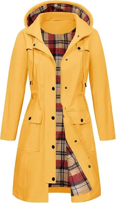 Tuopuda Waterproof Jacket Long Rain Coat Women Windproof - Best Deal