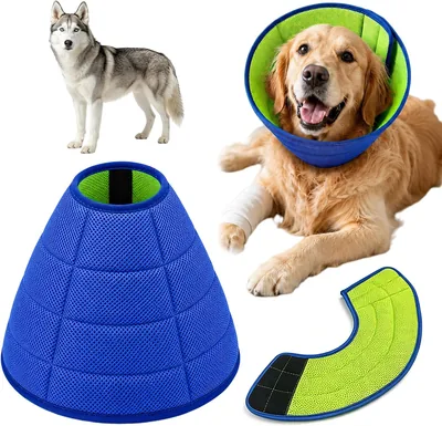 Soft Dog Cone Collar - Comfortable Adjustable Elizabethan Collar Best Deal