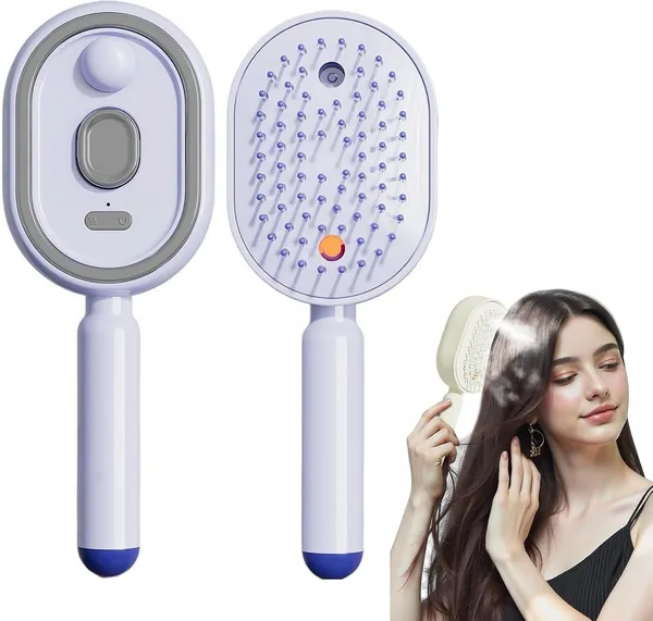 Electric Steam Brush for Hair - 2026 Spray Air Cushion Massage Comb Best Deal