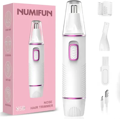 Painless Nose Hair Trimmer - Dual Edge Blades