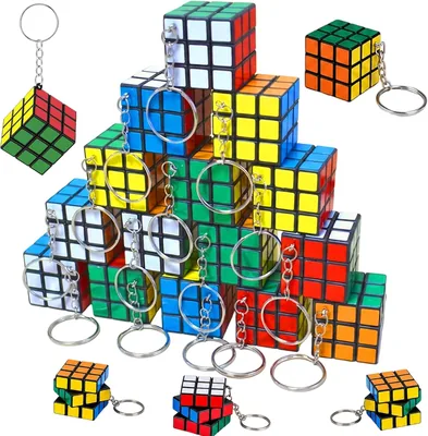 20 Mini Rubix Cube Keyrings Best Deal