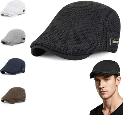 Boina Transpirable DORAVIVAMX para Hombres, Estilo Inglés Clásico