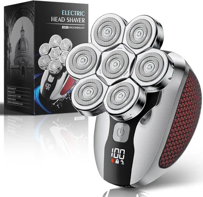 5-in-1 Electric Head Shaver Grooming Kit 7D Razor Best Deal