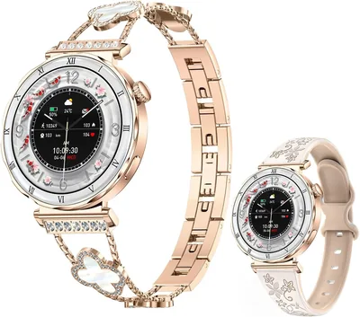 Women's AMOLED Smartwatch - Phone, Heart Rate Monitor