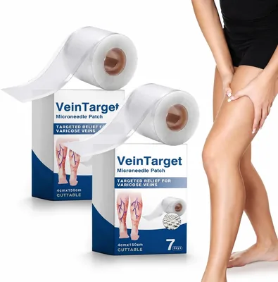 Vein Repair Mikronadel Pflaster für Beine, 2er Pack, 2 Rollen (4 cm × 150 cm) - Best Price