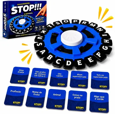 Jogo Stop Eletrônico Educativo para até 8 Jogadores +6 Anos - Melhor Preço