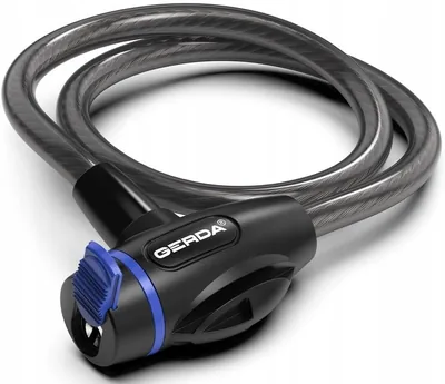 Gerda FLEX 650/12T - Zapięcie Rowerowe Pętla 12 mm, Okrągły Korpus, Czarne Best Deal