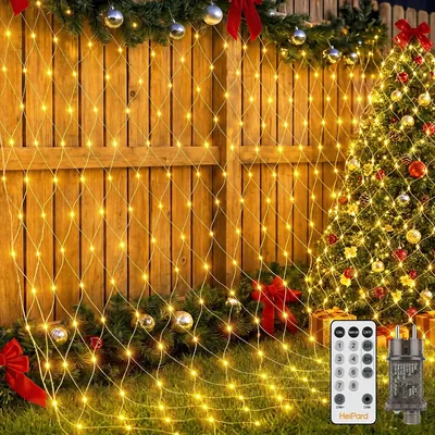 HeiPard 210 LED Esterni Luci Reti Warm White