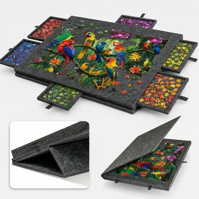 Foldable Puzzle Board Table 6 Drawers Best Deal