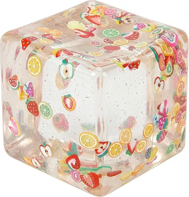 Stress Relief Squishy Ice Cube Toy - 5cm Slow Rising Squeeze Ball