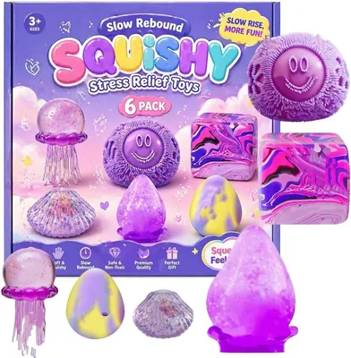 ORCHID M 6PCS Big Squishy Toy Set - Best Deal