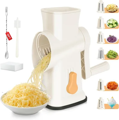 6-in-1 Rotary Cheese Grater Best Deal