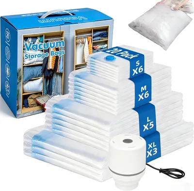 Velvaria Vacuum Storage Bags: 18% Off - Save Big on Space-Saving Compression Bags