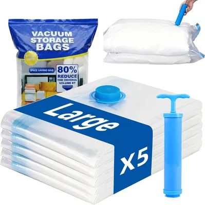 Velvaria Vacuum Storage Bags 5 Pack - 11% Off