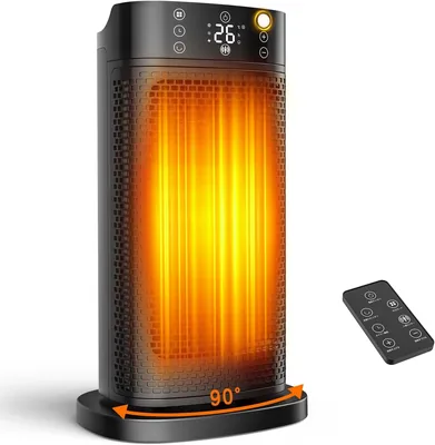 セラミックヒーター 1秒加熱 エネルギー節約 大風量 1200W | セラミックファンヒーター 低ノイズ 3Dブロワー