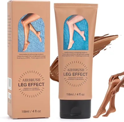 Zouwel Camouflage Imperméable, Maquillage pour le Corps et les Jambes, Crème à Couverture Complète et Longue Tenue, Rose, Hydratante, Pas de Transfert - 8% de Réduction
