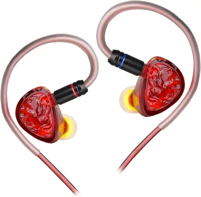 TANGZU Wan'er S.G II Red Lion Wired IEM Earphones, Gaming in-Ear Monitor
