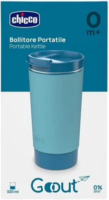 Kettla Portatile Chicco GoOut, Bollitore Elettrico con Display LED e Temperatura Regolabile, 27% di Sconto