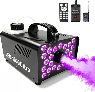 PAIFIEVD 1000W Fog Machine - 24 LED Lights