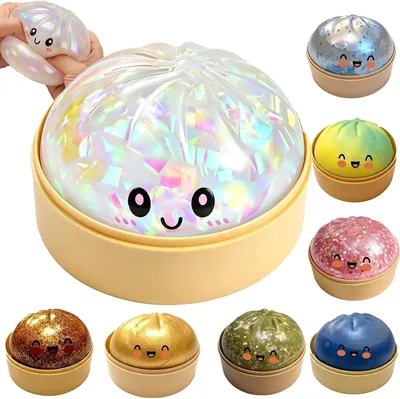 XINCHEN Squishy - 1 Stück Riesige Dampling Quetschfigur mit Dampfmaschine - Mystery Quetschfiguren zur Stressbewältigung und Schnell