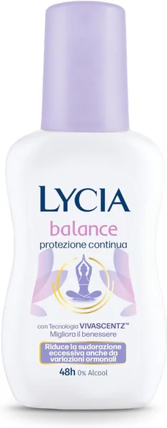 Deodorante Lycia Balance Vapo con Tecnologia Certificata, Profumo Innovativo, Efficacia fino a 48 Ore, Senza Alcol, 75 ml - Miglior Affare