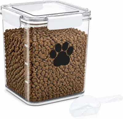 Plonket Dog Food Storage Container Airtight Bin with Scoop Best Deal