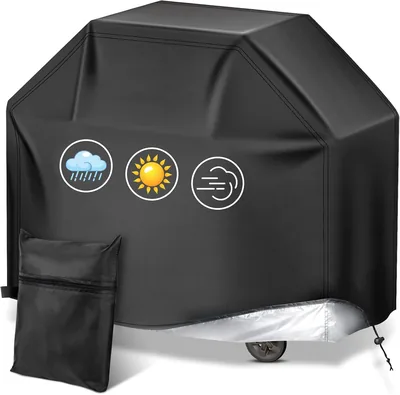 Copertina BBQ MAILLARD Resistente al Meteo UV e Resistente alle Teari Universale per Grill a Gas per Cucina Esterna, 145 x 6 Best Deal