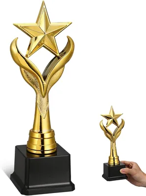 Toyvian Gold Star Trophy Award - Best Deal
