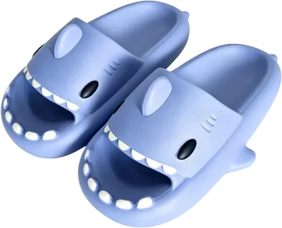 Flip-flops P&L ITALY COLLECTION para Mujer Niña Tiburón Ducha Zapatillas de Piscina Sandalias Ligeras