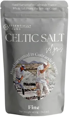 Celtic Sea Salt, Fine 400g - Rich in Minerals | Hand Harvested in Guérande, France