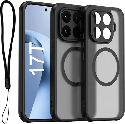 Funda Magnética USTIA para Xiaomi 17T, Case de Acrílico Mate, Protección Rígida para Cámara - 20% de Descuento