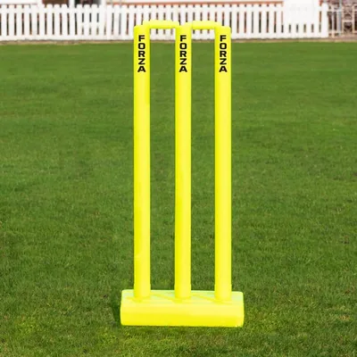 FORZA Cricket Stumps - Kids & Adults | Lightweight with Base & Bails