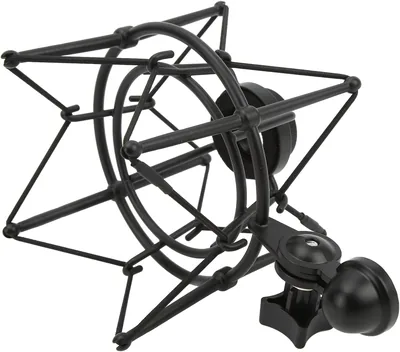 Soporte de Choque para Micrófono Yechiry Ajustable con Diseño Antivibración - Soporte Universal, Ideal para Estaciones de Trabajo