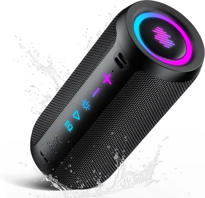TIMU Altoparlante Bluetooth Portatile 25W con Bassi Potenti | Bluetooth 5.4, 2 Modalità EQ, Impermeabile IPX7, TWS, Riproduzione 24 Ore, R