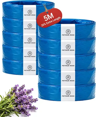 5M Extra Long Refill Bags - 10 Pack Odor Lock Plant Scented (Best Deal)