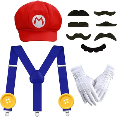 Super Bros Costume Accessories Set