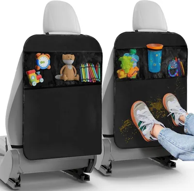 WEAGP Protector de Asiento para Coche 2 Piezas con Organizador - 40% Descuento