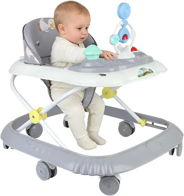 Trotteur Bébé 4 en 1 avec Plateau Musical - Réduit de 46% !