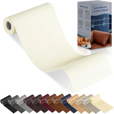 Leather Repair Patch Kit - Milky White 4"x63" Vinyl Repair Best Deal