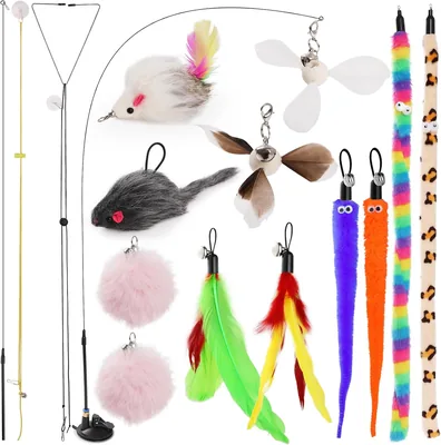 GeeRic 4-in-1 Cat Toy Best Deal