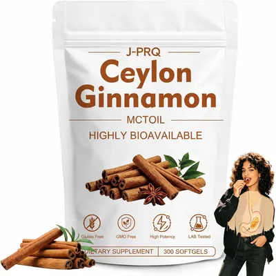 Ceylon Cinnamon Softgels 720mg with MCT Oil - 17% Off