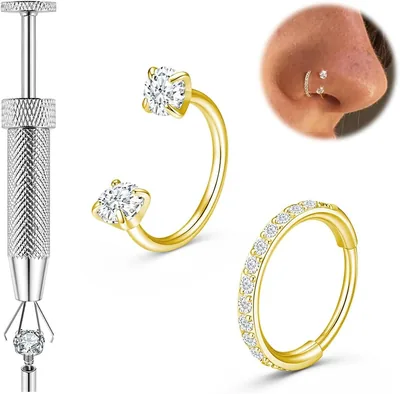 DAILI Titanium Horseshoe Nose Ring - Best Deal