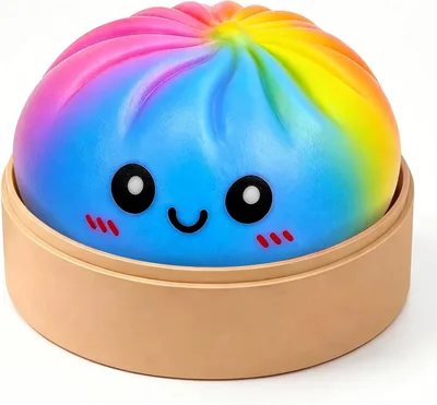 Regenbogen Dumpling Mysterie Anti-stress Dumplings (XXL) met Stoommand - Best Deal