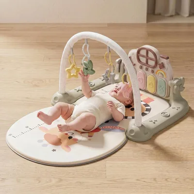 Baybee Baby Play Gym Mat: Kick & Play Piano Activity Center with Music, Lights - 12% Off