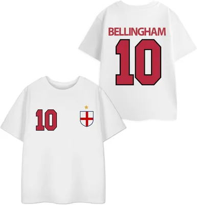 Show Me The Merch Bellingham Football Tee - White Red Kids Jersey Best Deal
