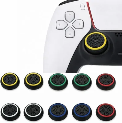 Kit com 10 Grips de Silicone para Controle, Compatível com Diversos Consoles, Melhor Preço — Proteja seus Joysticks