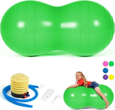 DASKING Peanut Ball - 90x45cm Anti Burst Inflatable Gym Ball Best Deal