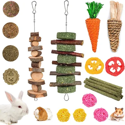 Bunny Chew Toys Apple Wood Timothy Sticks - Best Deal